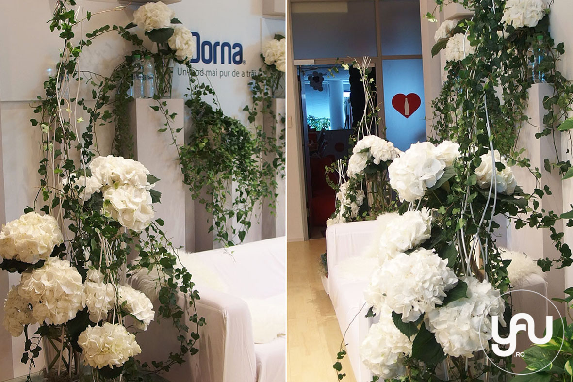 yau events 2015_cranjul cu flori albe de la birou - pentru DORNA ROMANIA _ orhidee_hortensii (3)